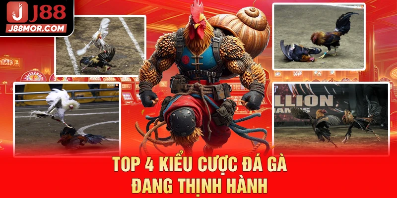 Top 4 kiểu cược đá gà đang thịnh hành